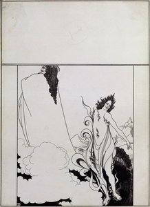 ダスラインゴルドの4番目のタブロー（サボイ6号のカバーデザイン） 作： Aubrey Beardsley